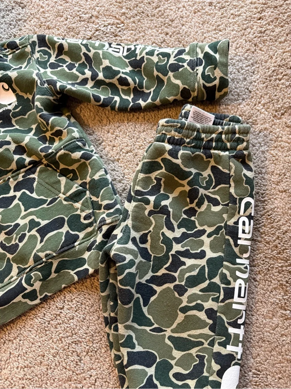 Carhartt Baby Camo Hoodie & Jogger Set